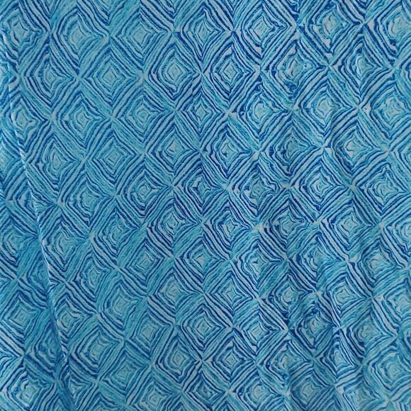 Grind & Greene  blue beachy high low tunic 3 button  front   Sz XL - Picture 4 of 6